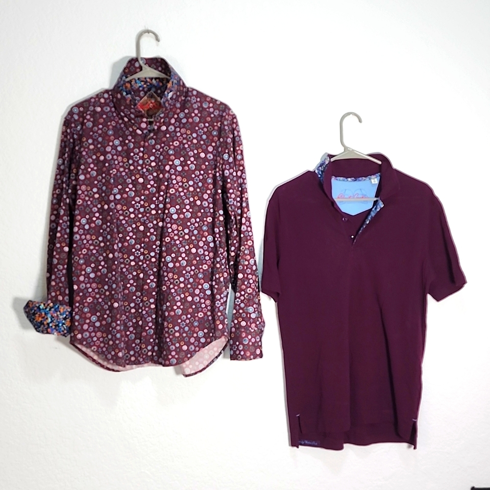 Two USED Robert Graham shirts...excellent  condition...Gorgeous Shirts